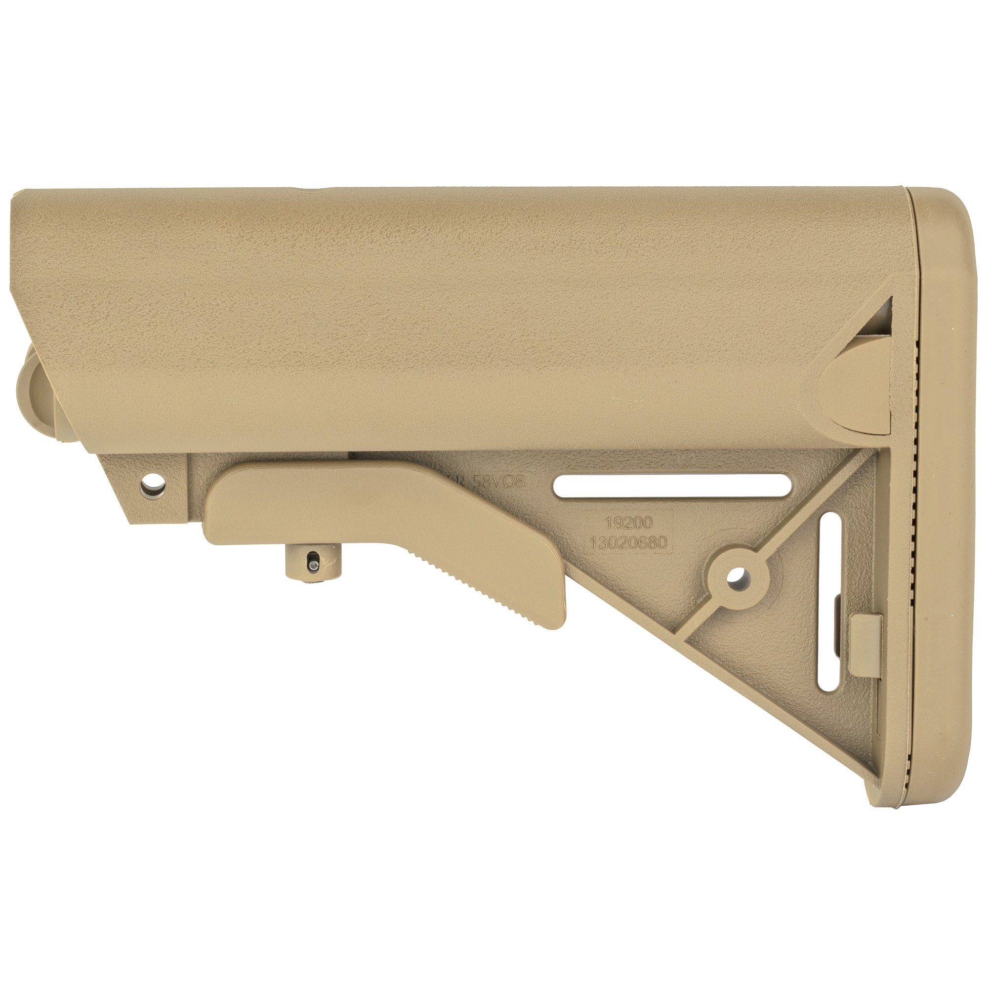 B5 GOVERNMENT ISSUE SOPMOD STOCK COLLAPSIBLE MIL-SPEC COYOTE BROWN