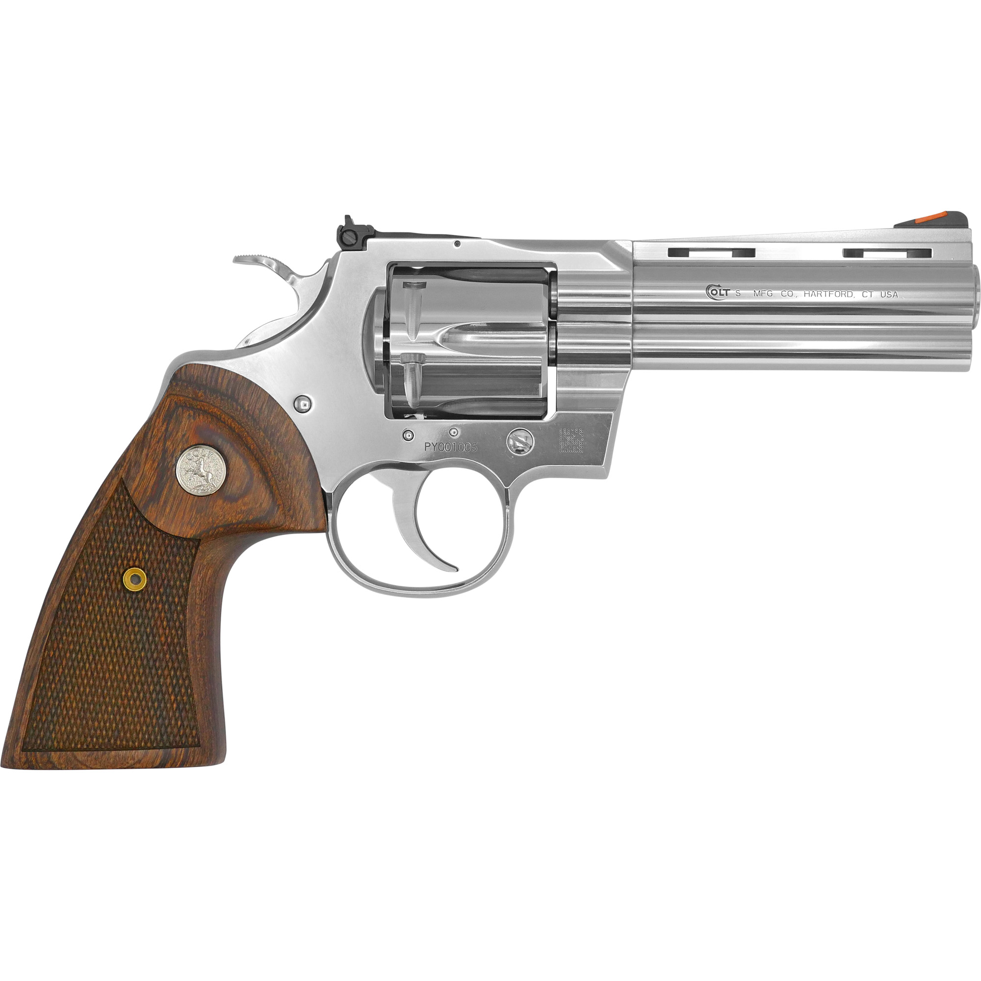 COLT PYTHON 357MAG 4.25 6RD STAINLESS