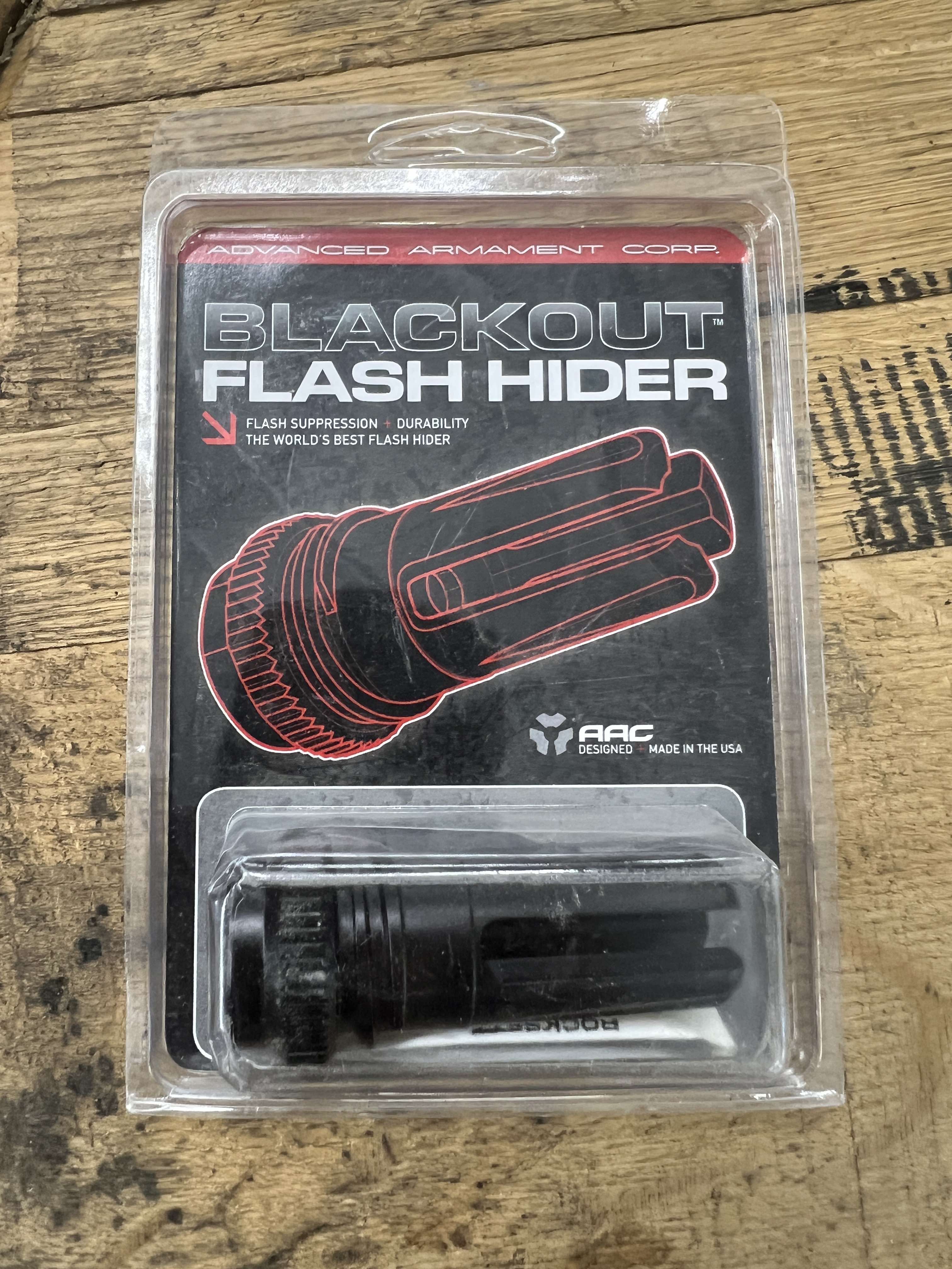 Advanced Armament Corp Blackout Flash Hider 1/2-28 51T
