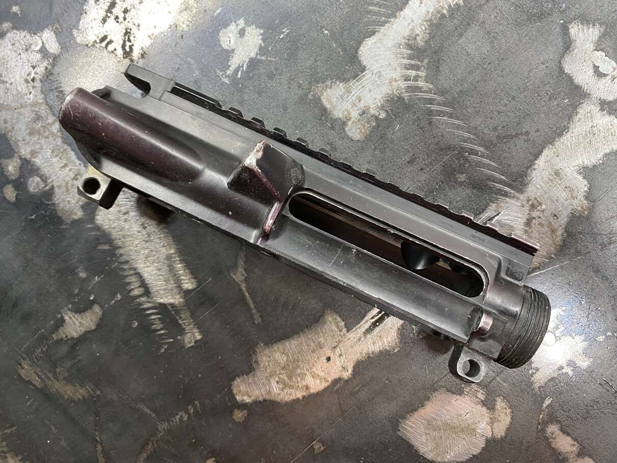 M16 Upper No Forge Mark - Stripped