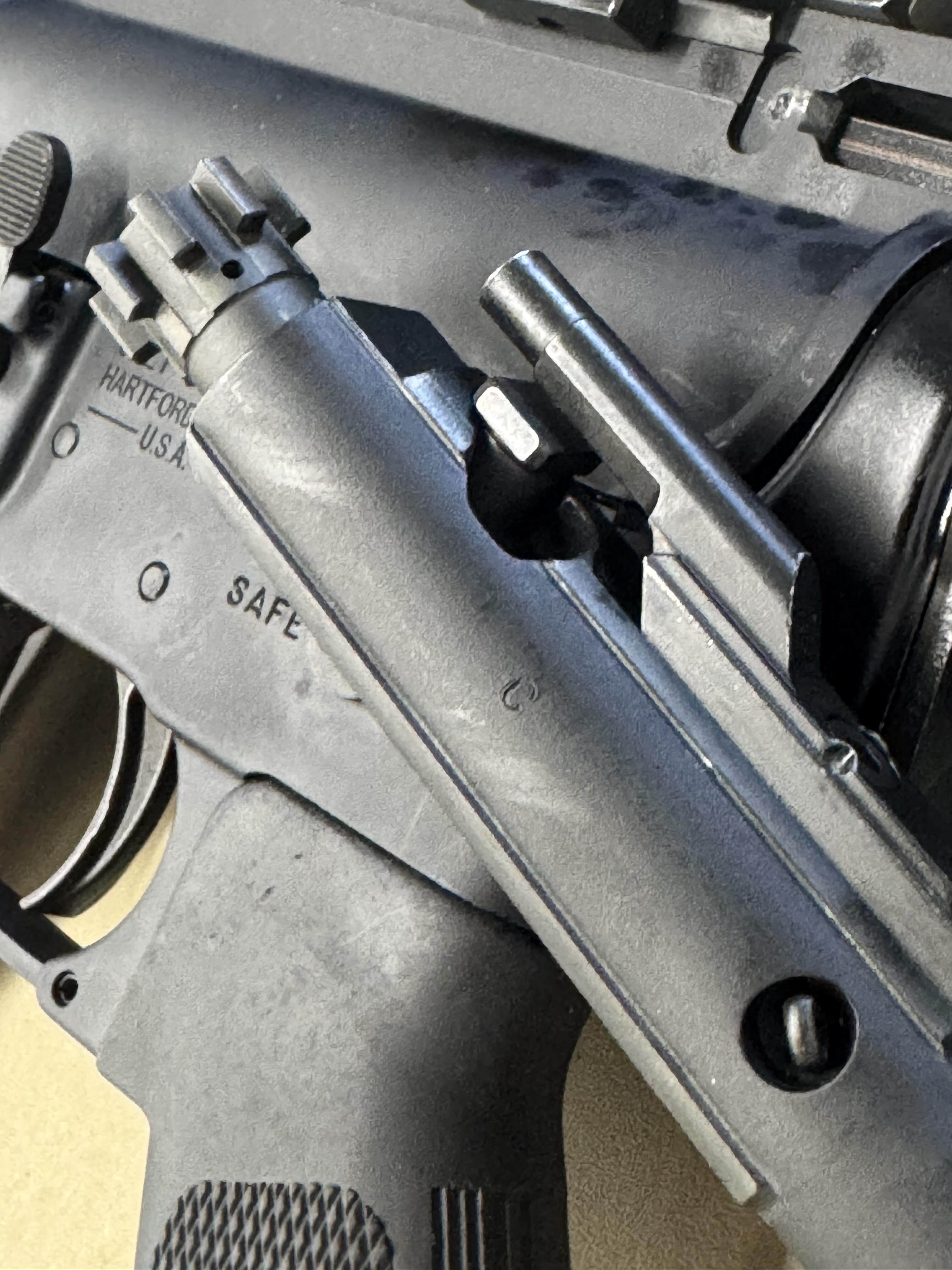 16 COLT HEAVY BARREL M4A1 ROLL MARKED RIFLE (NO QR CODE) LE PREFIX
