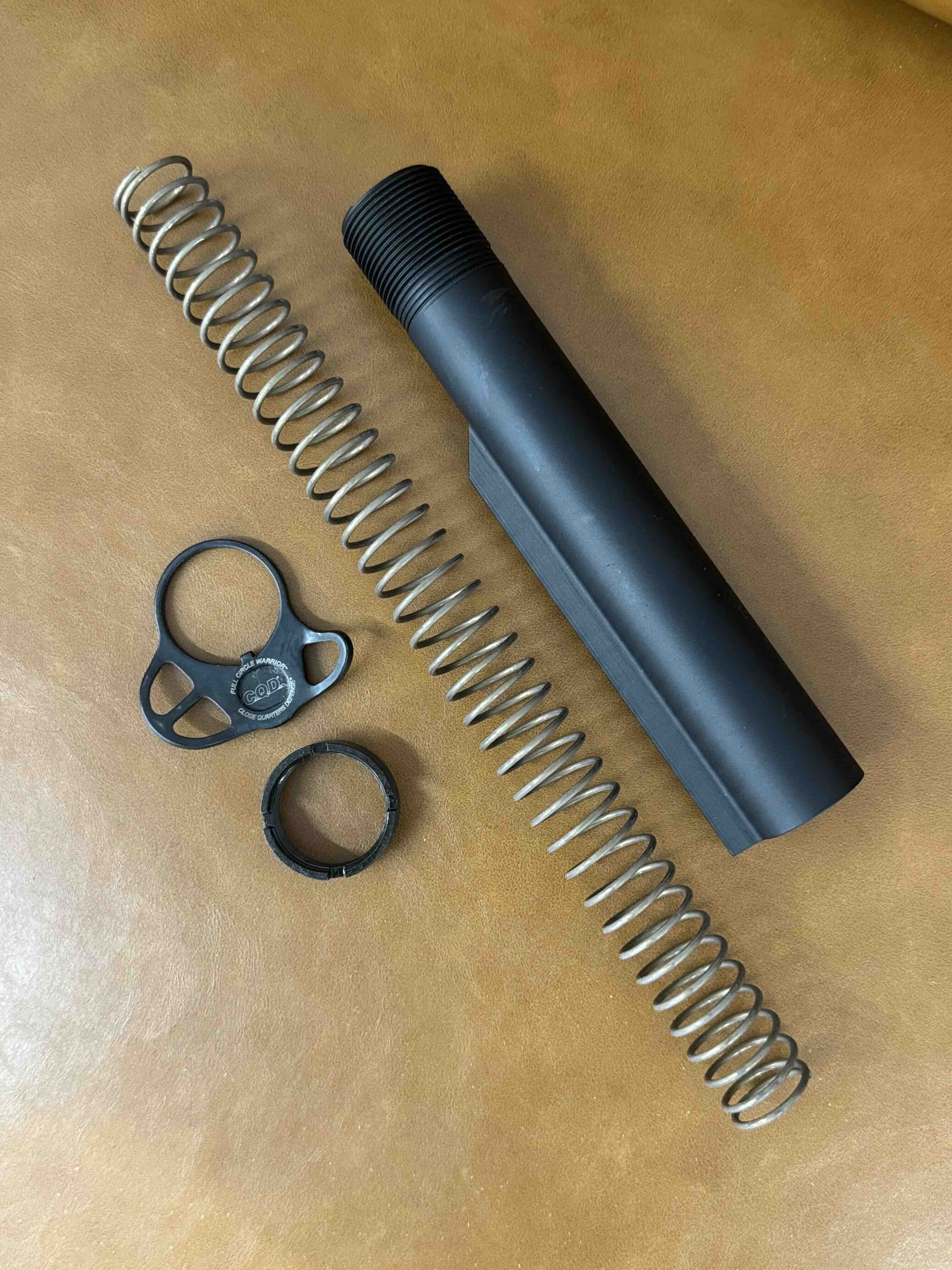 CQD End Plate/Mil Spec 6 Position Receiver Extension Buffer Tube Kit