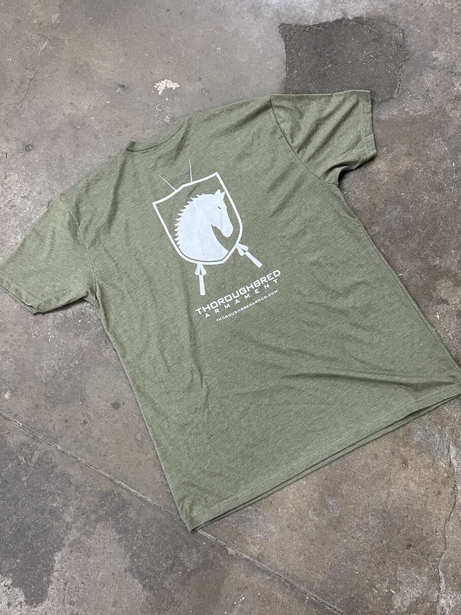 Thoroughbred Armament T-Shirt - Military Green Small