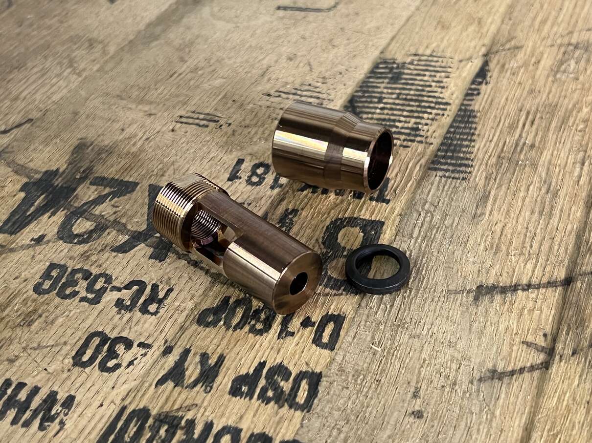 Otter Creek Labs Muzzle Brake and SPR Collar - Raw