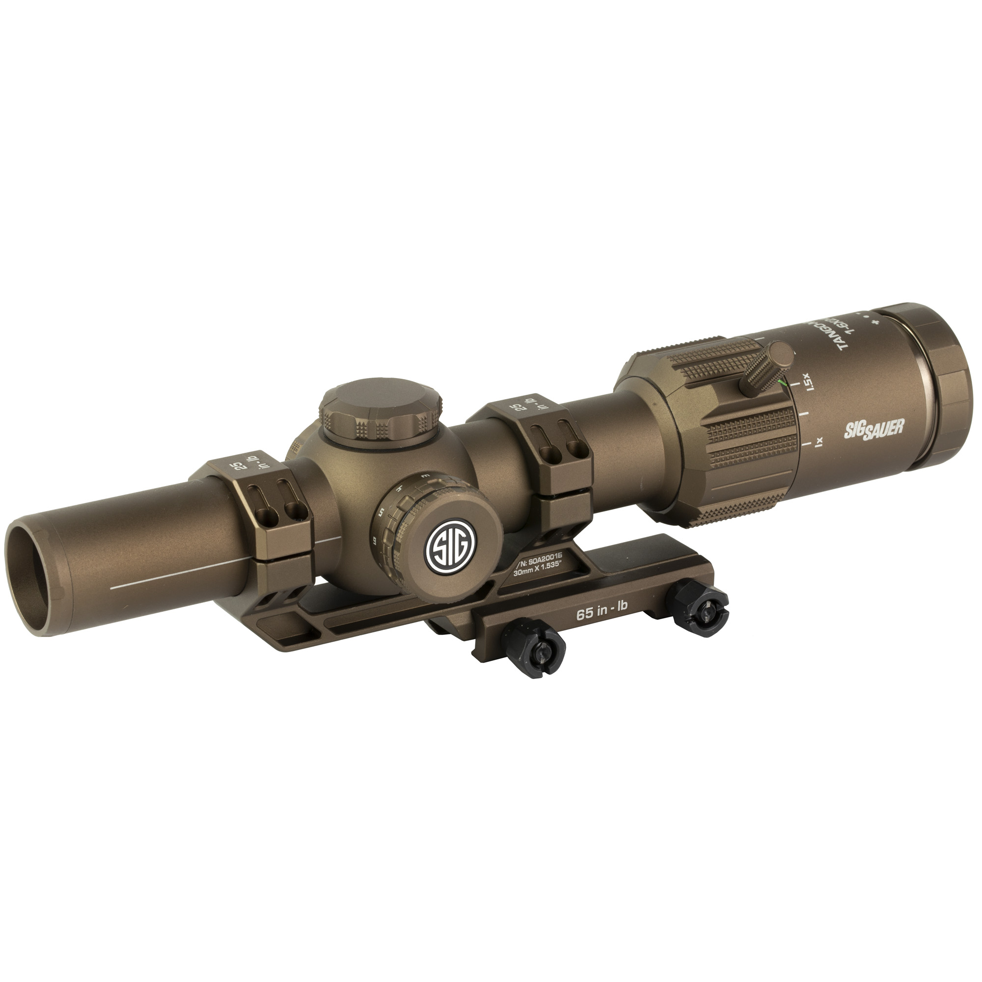 Sig Sauer Tango-MSR 1-6x LPVO SCOPE AND MOUNT- COYOTE
