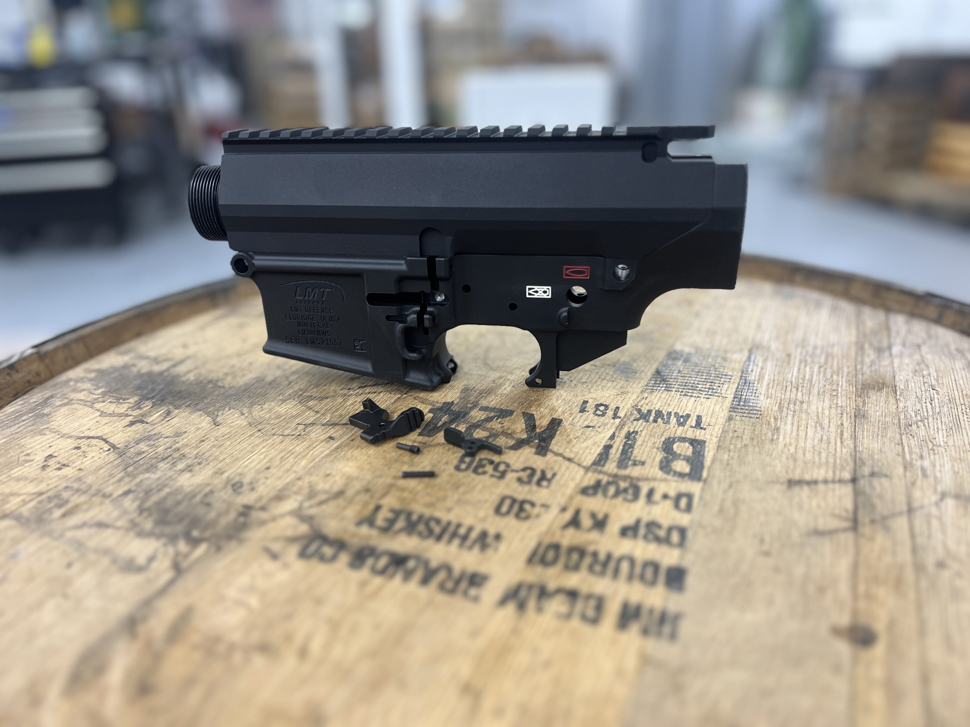 LMT 308MWS DEFENDER H STRIPPED+SR-25 CARTEL UPPER (Ambi Mag Release/Bolt Catch)