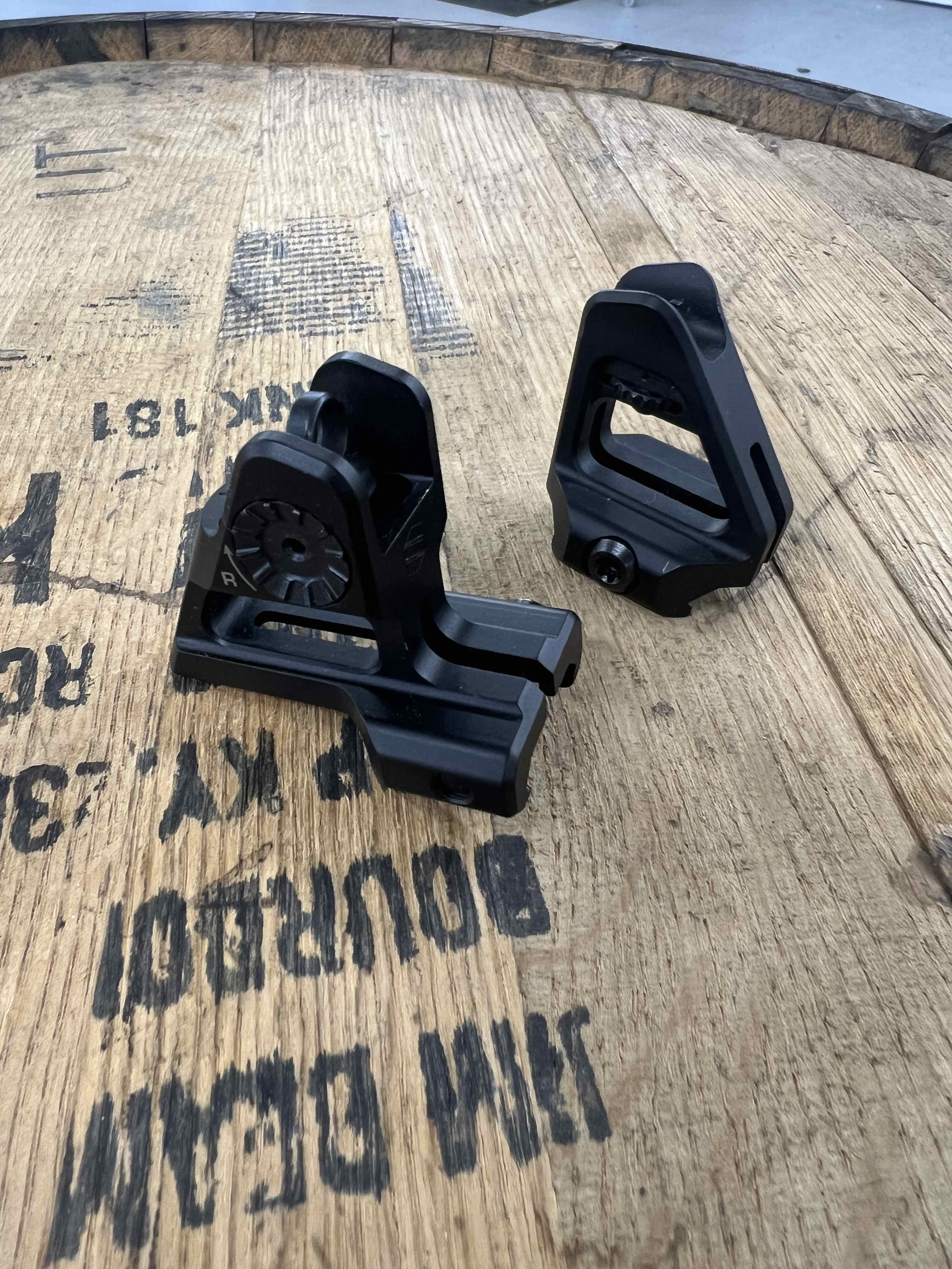 Scalarworks Peak Fixed Iron Sights - Front + Rear Set