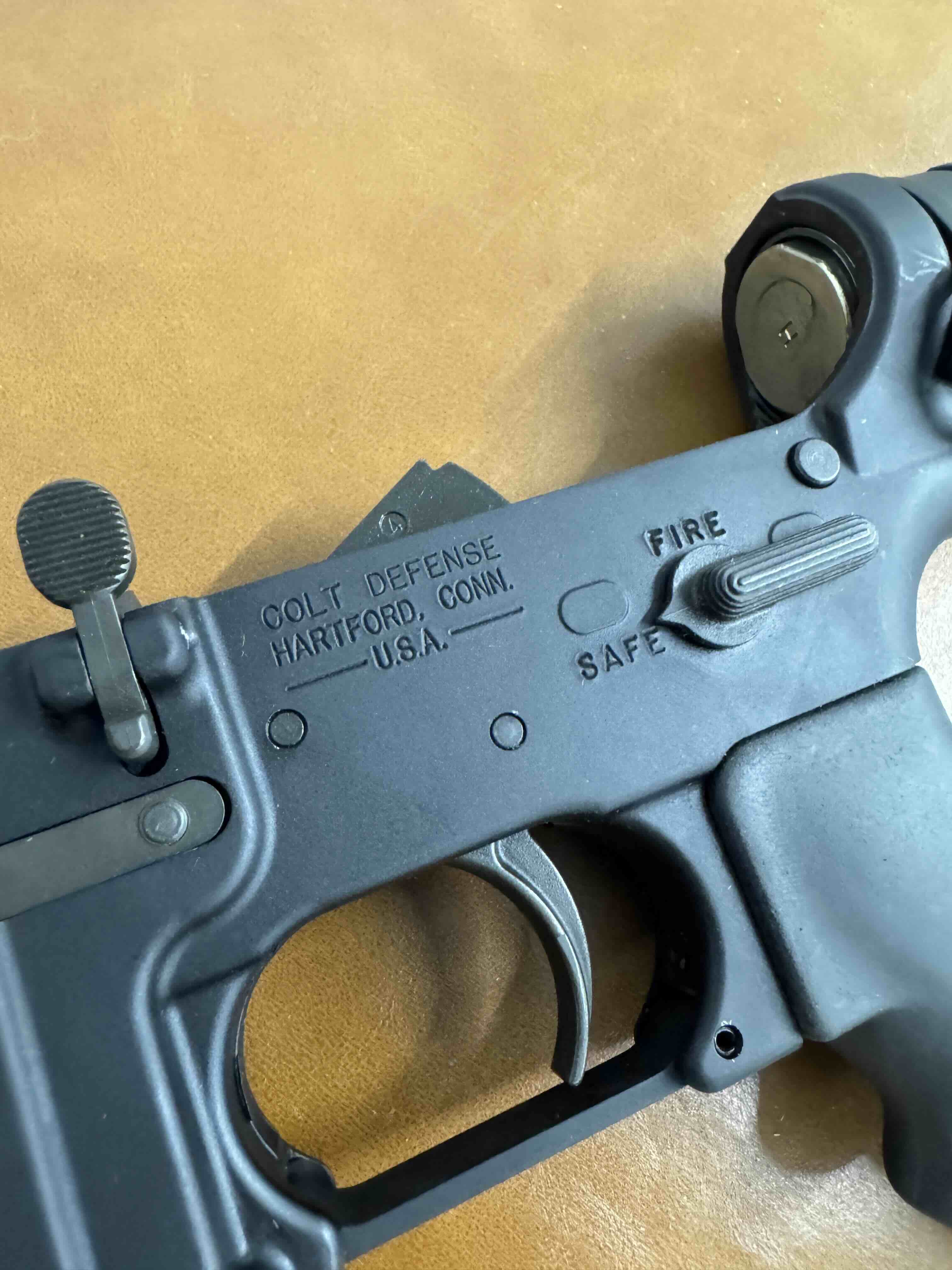 COLT M4 CARBINE ROLL MARKED LOWER (NO QR CODE) LE PREFIX