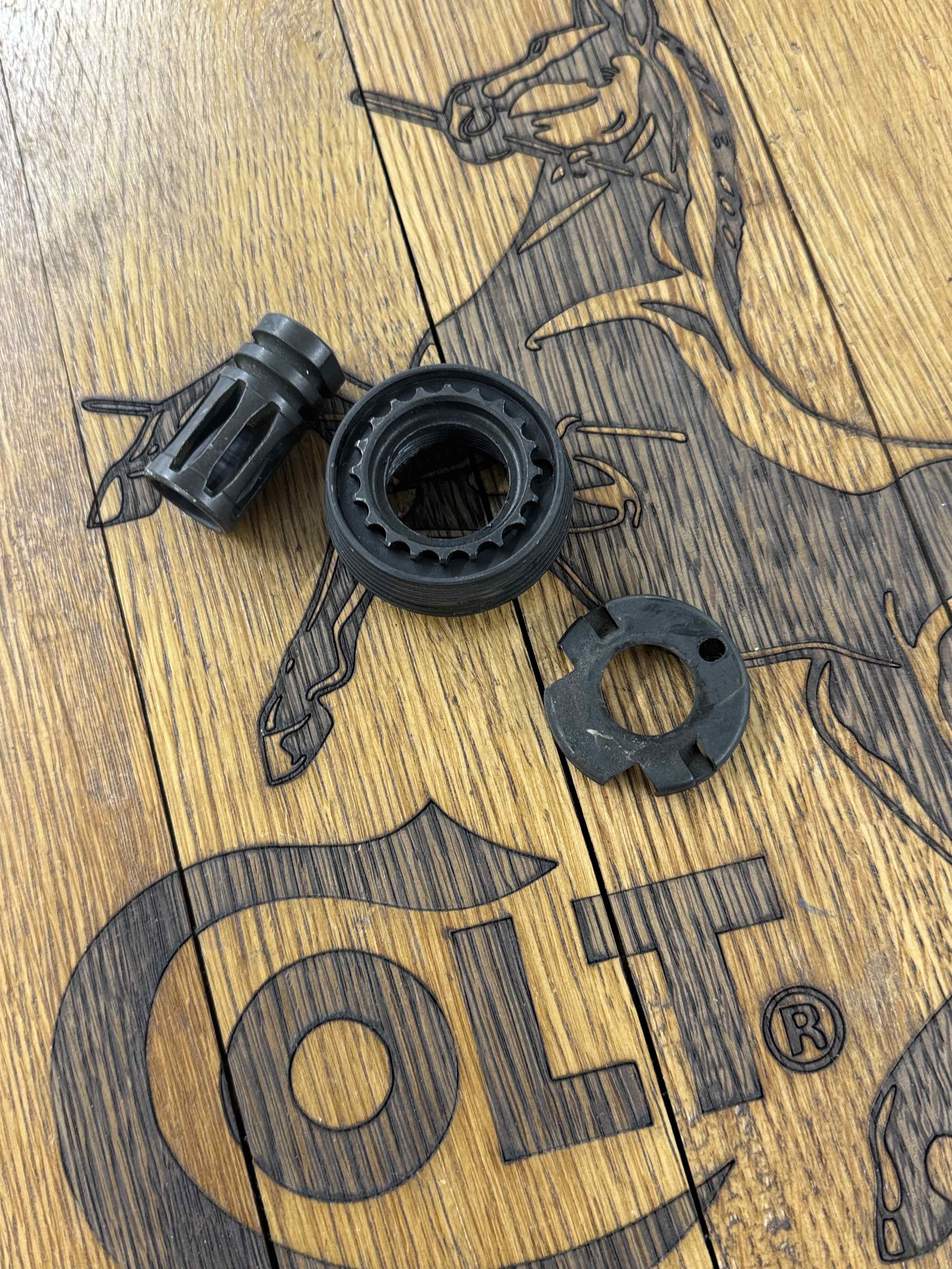 Colt Delta Ring Assembly/A2 Flash Hider/End Cap - SURPLUS