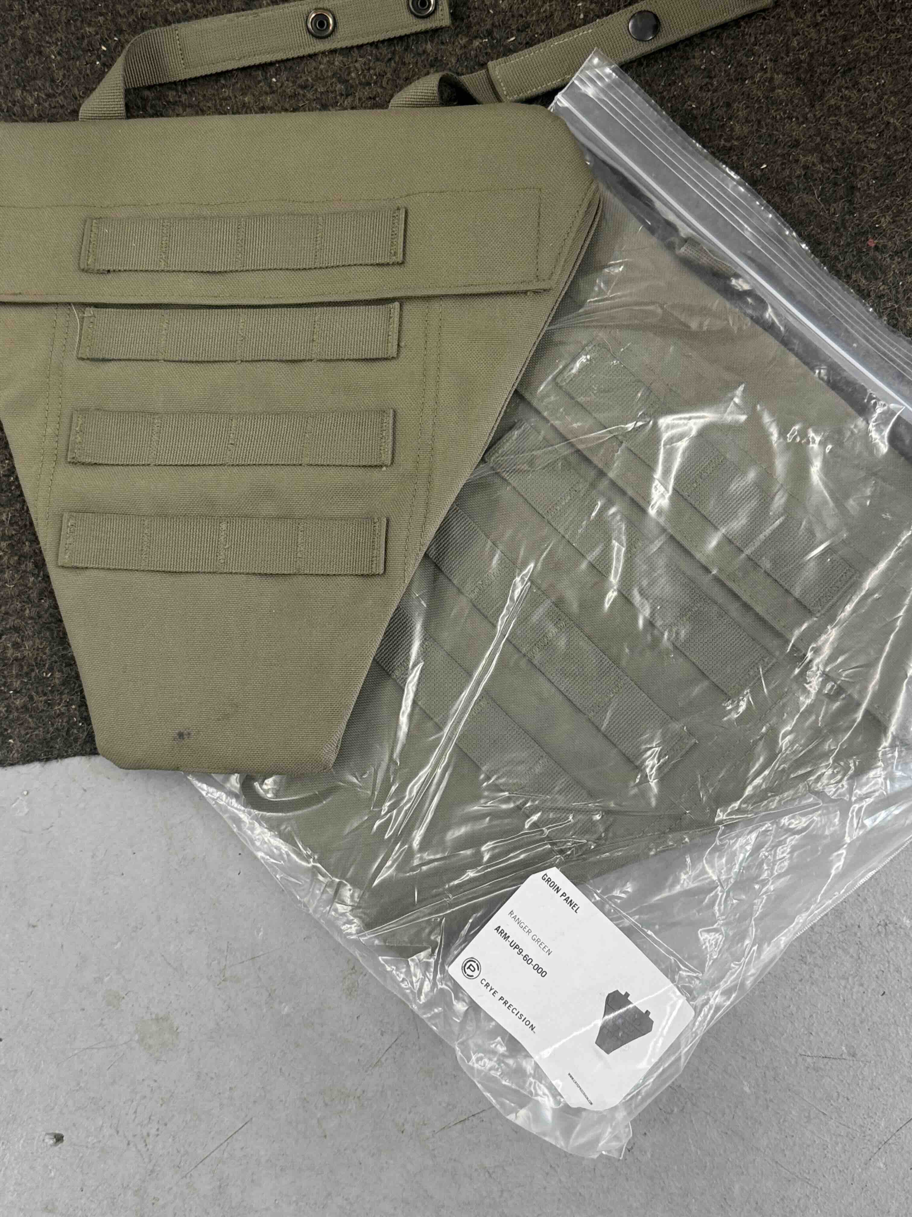 Crye Precision Groin/Lap Panel Ranger Green