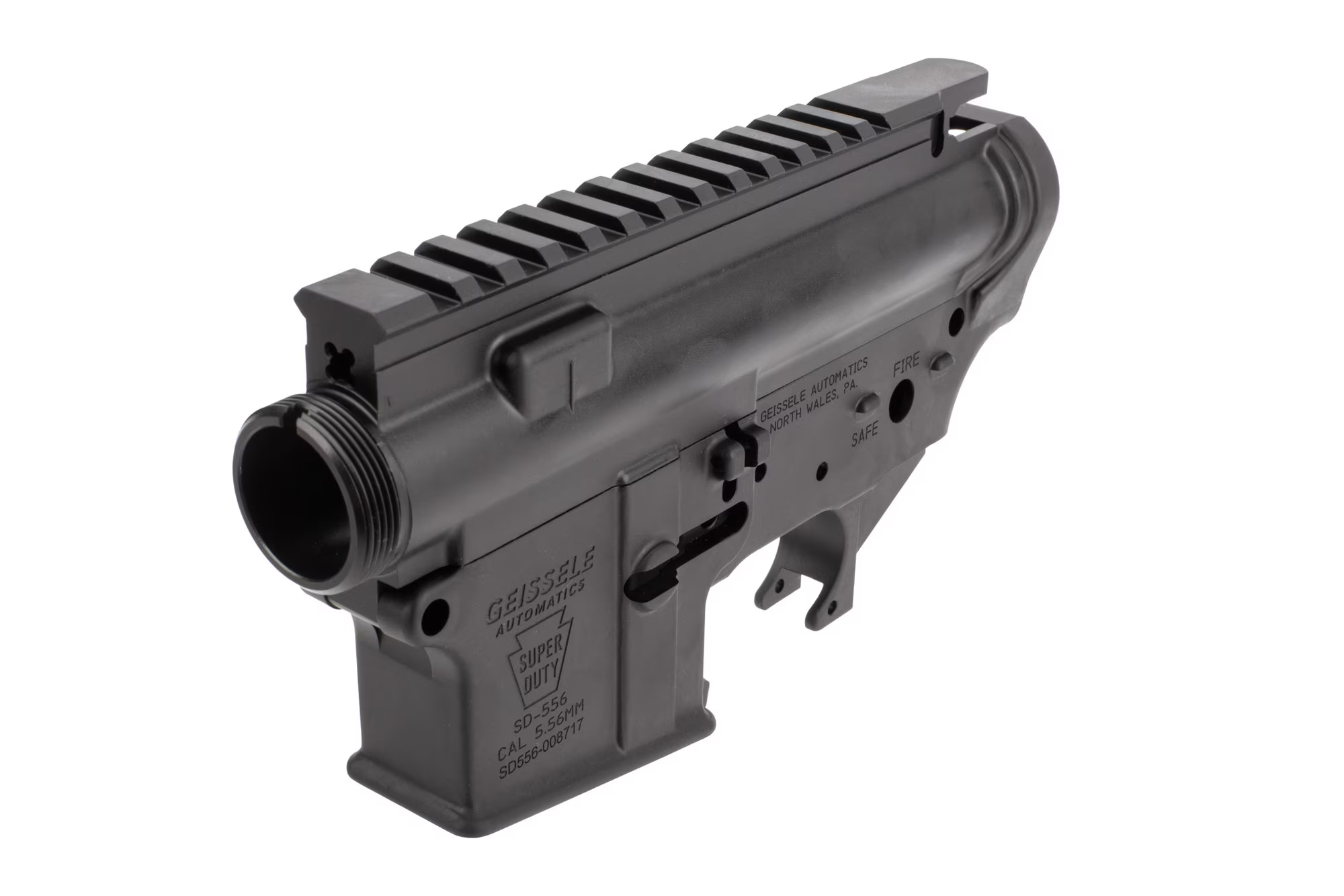 Geissele Super Duty Stripped AR-15 Receiver Set - Black
