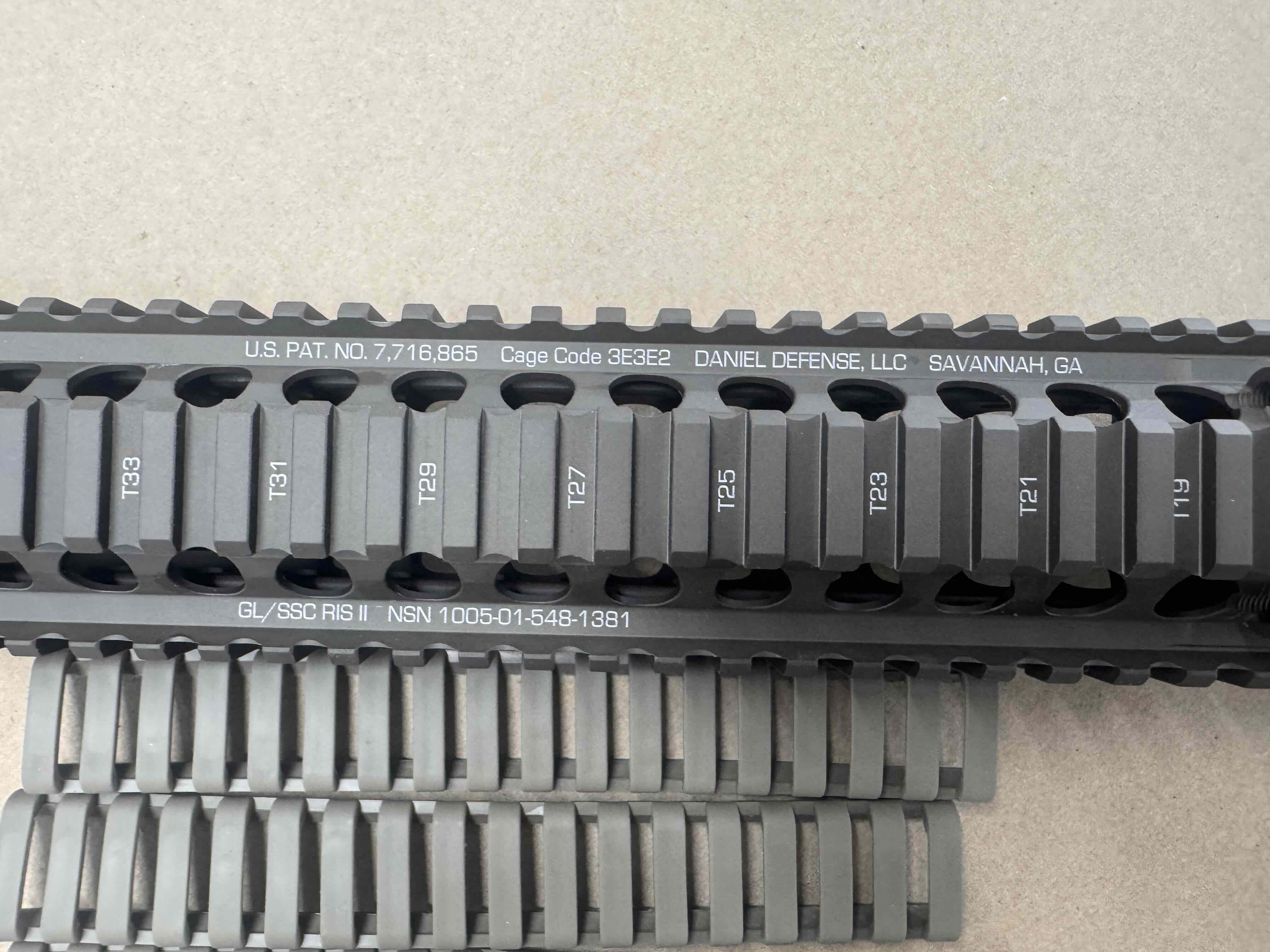 12.5 Daniel Defense GL/SSC RIS II Complete Upper Receiver