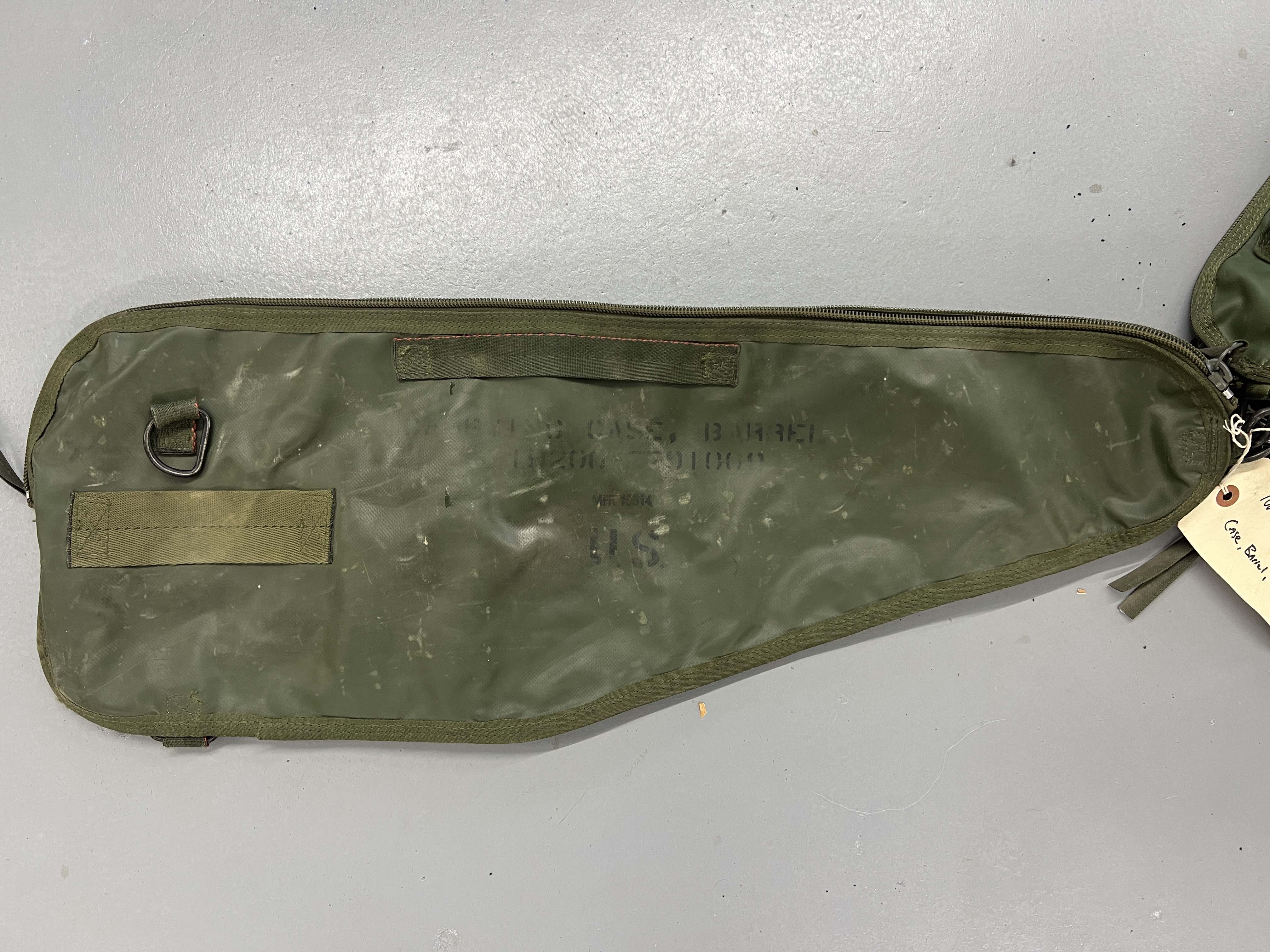 GI Issue Machine Gun Spare Barrel Bag OD Green