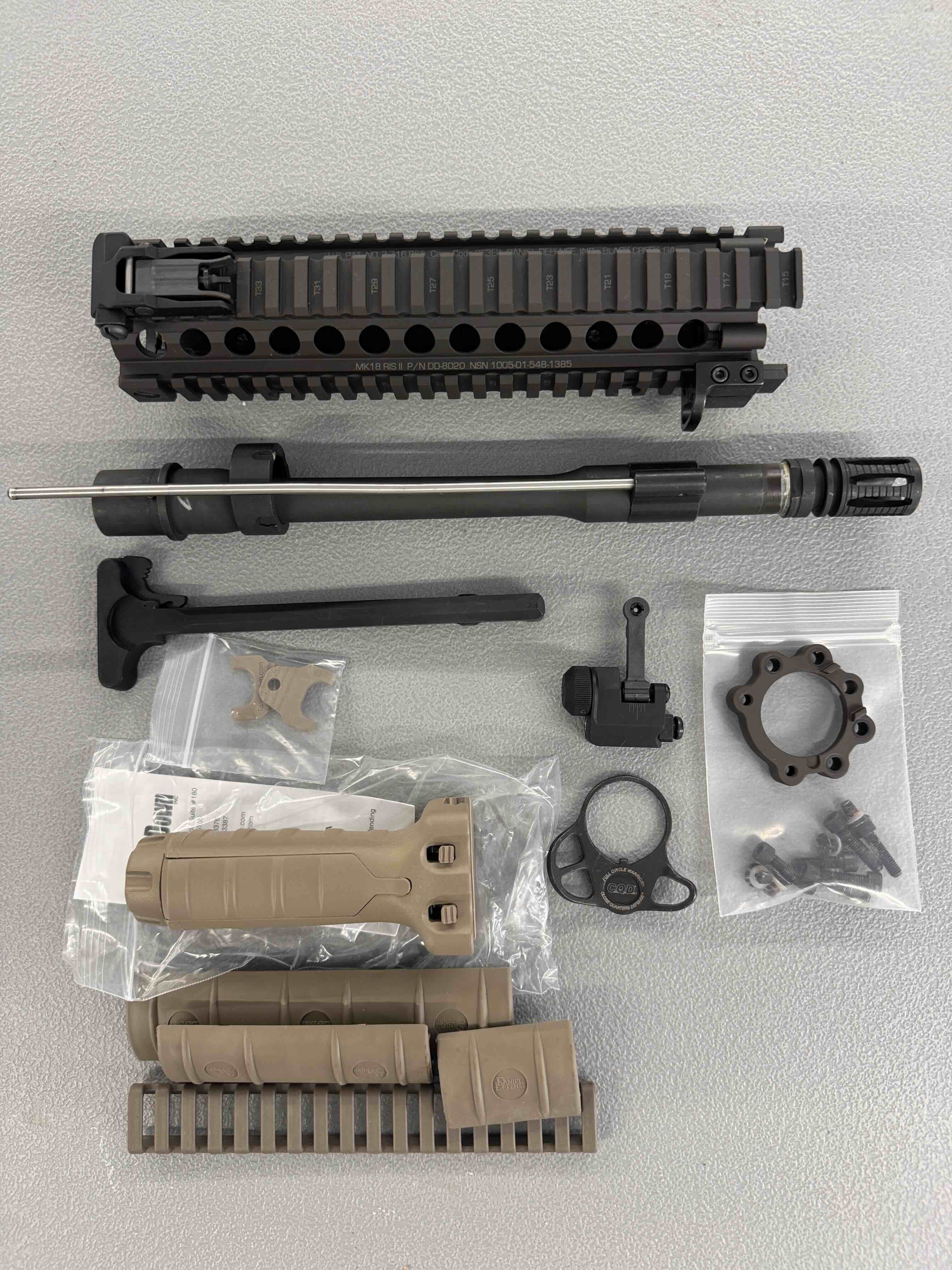MK18 UPPER BLK II KIT - COLT/DD/KAC NEW SURPLUS