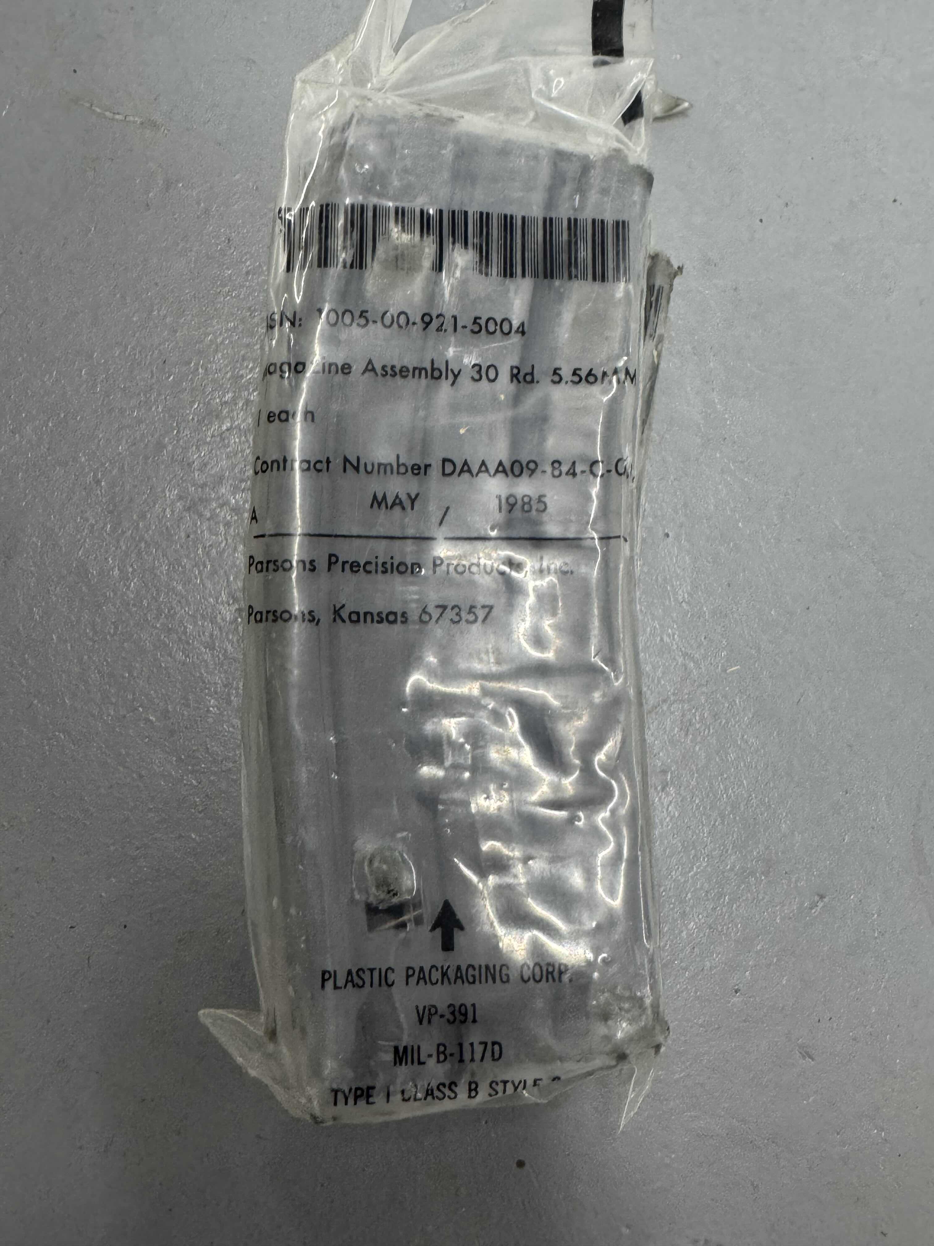 Pre-Ban 30Round Stanag Magazine (PARSONS) IN PACKAGE 1985