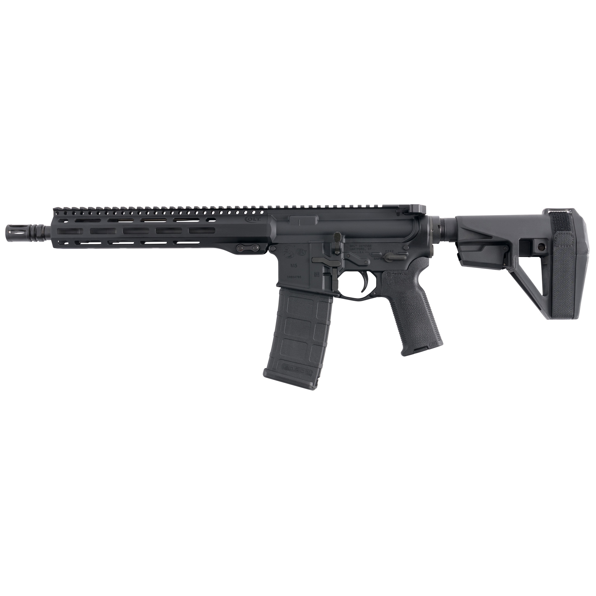 11.5" COLT M5 AMBI AR PISTOL W/BRACE 5.56