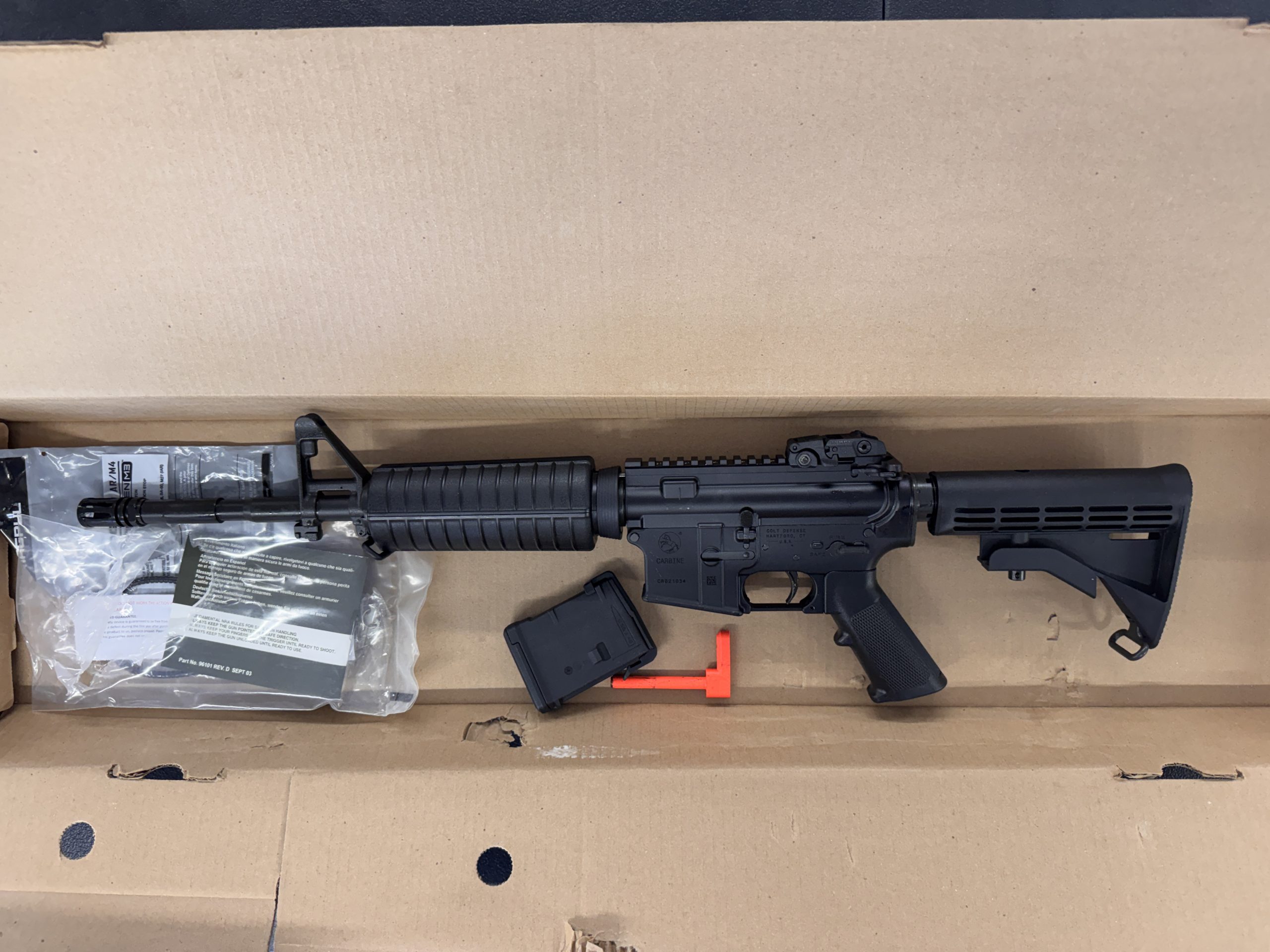 COLT 14.5" .223 CR6921-EC EURO/EXPORT SBR